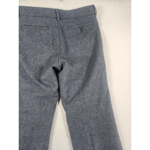 Banana Republic Pants Mens 30/32 Gray Gavin Flat Front Zip Fly Straight Preppy - Picture 4 of 9